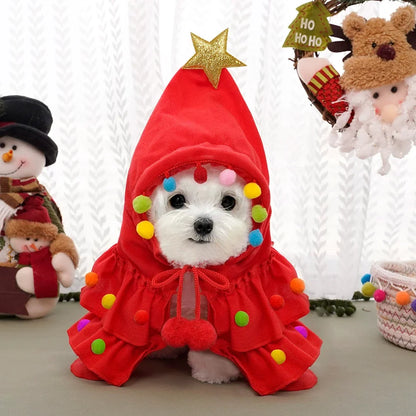 Christmas Tree Pet Cape 🎄🐾