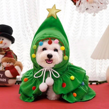 Christmas Tree Pet Cape 🎄🐾