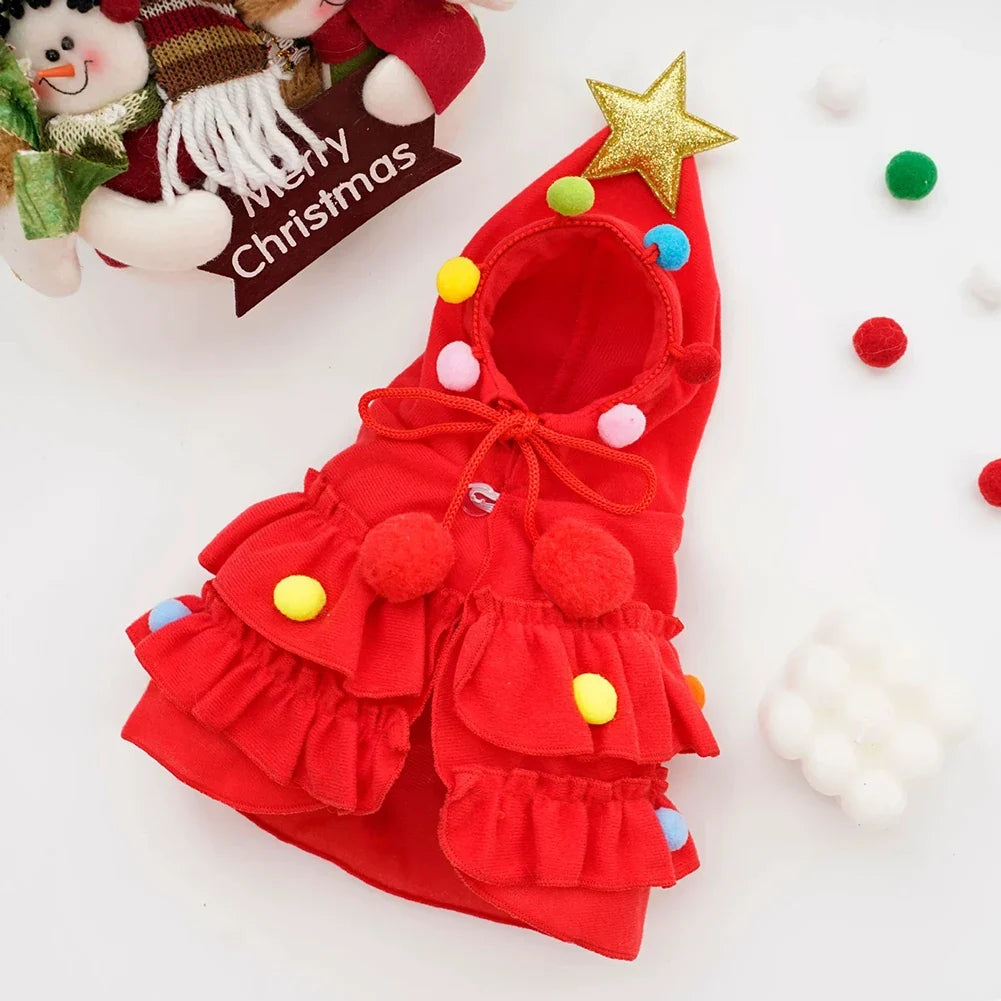 Christmas Tree Pet Cape 🎄🐾