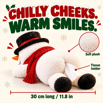 Funny Christmas Snowman Tissue Holder