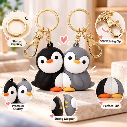 PenguinPals Magnetic Keychain Set