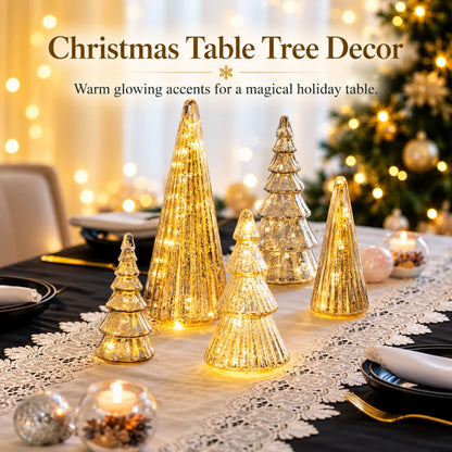 CrystalGlow LED Christmas Trees