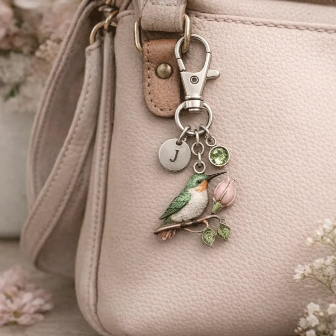 💖Mother's Day Hot Sale 49%OFF🐦Exclusive Custom Hummingbird Keychain