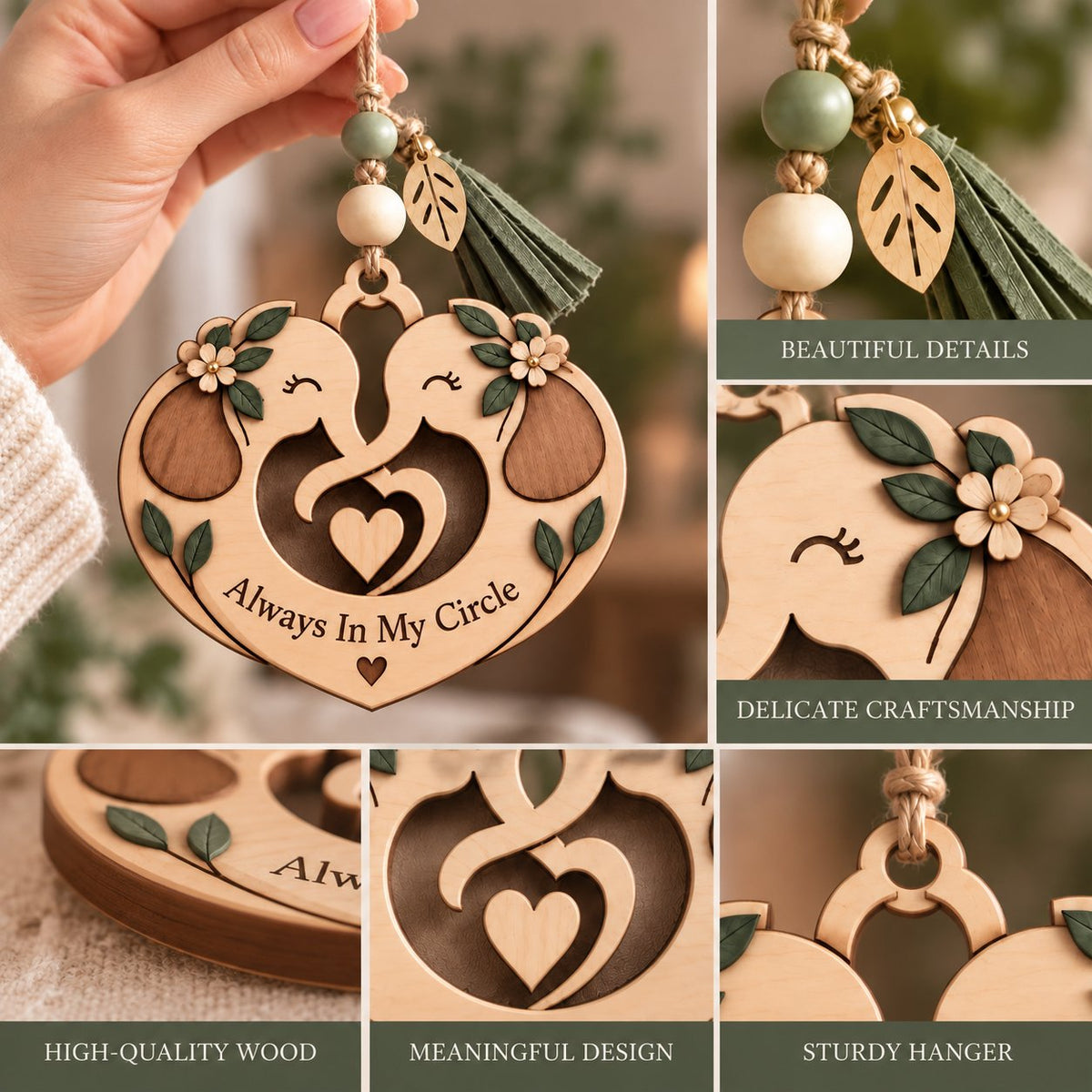 💞🐘 Sisterhood Elephant | A Meaningful Gift for Sisters & Best Friends