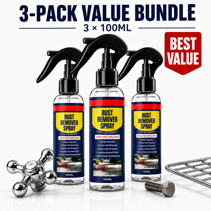 🔥Rust Remover Spray – Multi‑Use Metal Care for Taps, Fixtures, Hinges & Outdoor Grills