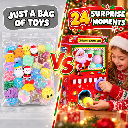JOYIN Advent Calendar 2026 Christmas Gachapon Squishy Toys 24 Pcs