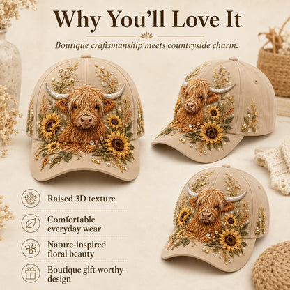 🦬Highland Cow Cap🧢(Breathable & Lightweight Comfort & Unisex Fit)