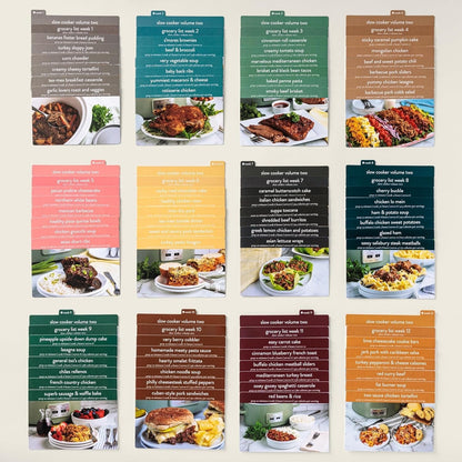 🍽️ Meal Planning Kit with 103 Photo Recipe Cards