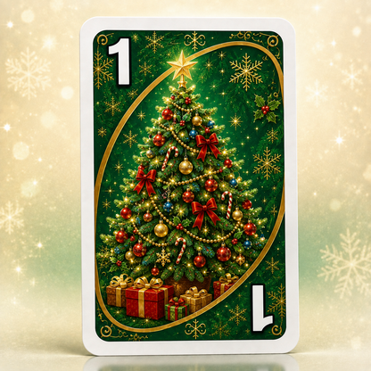 🔥Last Day 49% OFF🎉-🃏Christmas Cards Edition🎄 Holiday Family Card Game with 112 Festive Cards