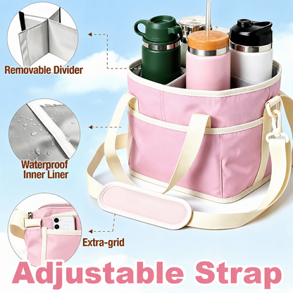 ☕ Emotional Support Drink Bag – Insulated Coffee Carrier Tote For Iced Coffee Lovers