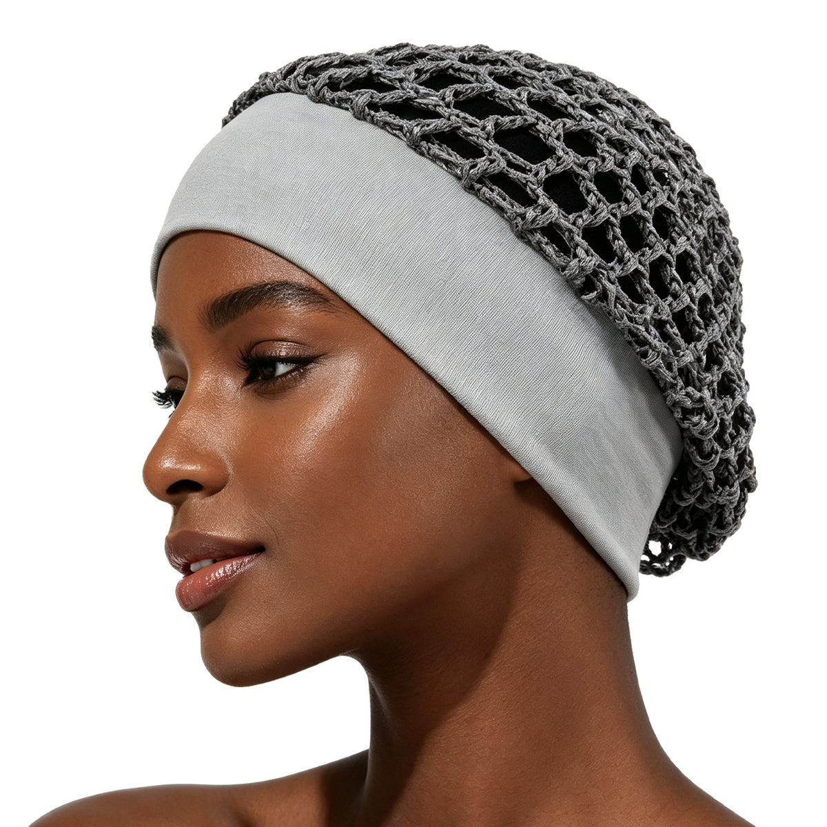 Stretchy Wide-Edge Sleeping Cap Set, Soft Protection Bonnet for Nighttime Hair Care & Beauty💤