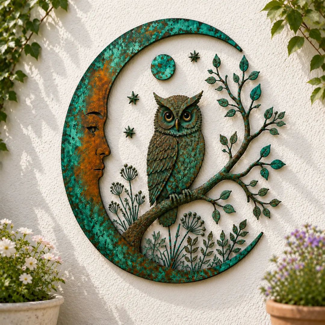 🌙Dragonfly Moon Wall Decor