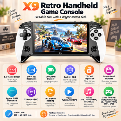 🔥Discount 49% Off🎮Portable Retro Game Console