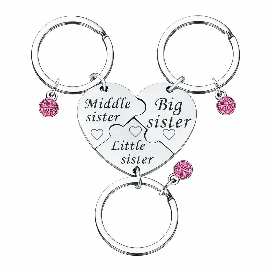 3-Piece Stainless Steel Interlocking Keychain Kit