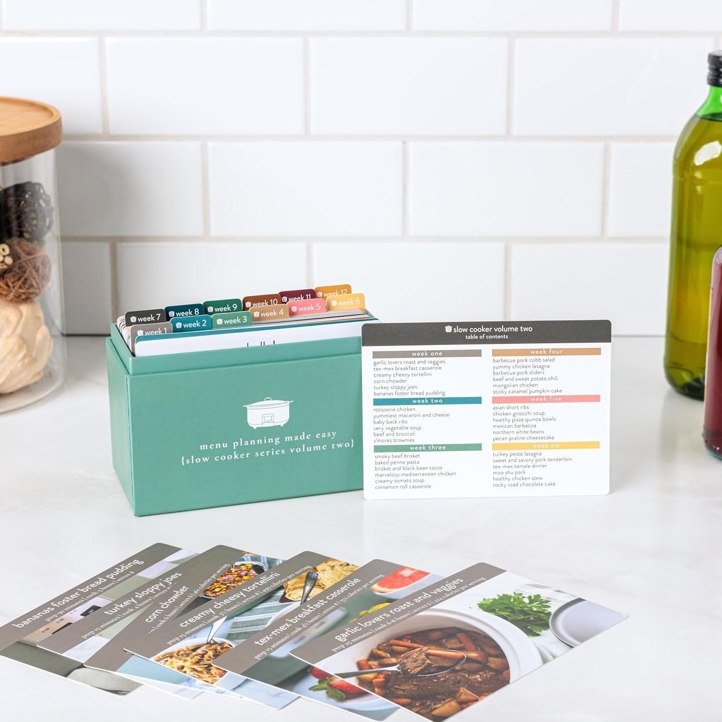 🍽️ Meal Planning Kit with 103 Photo Recipe Cards