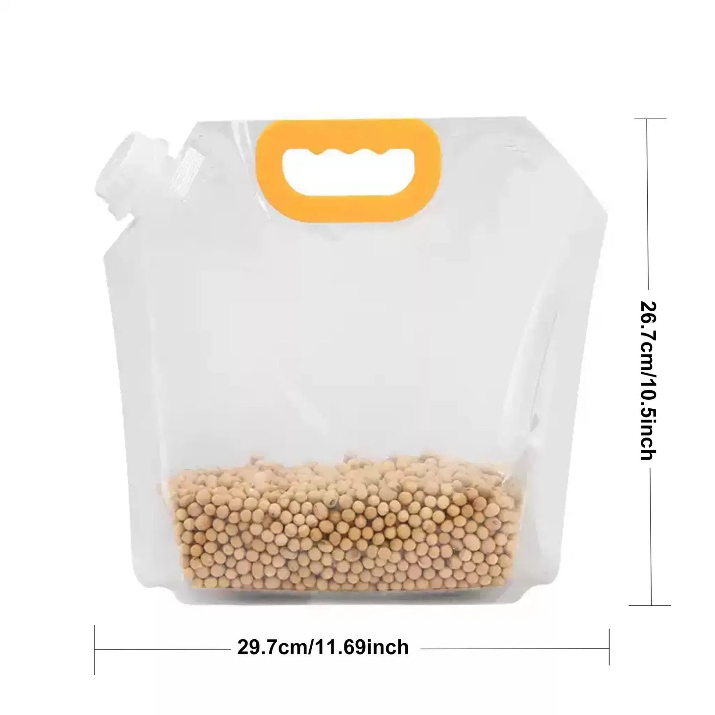 💕🌾 Airtight Grain Storage Bags with Handle