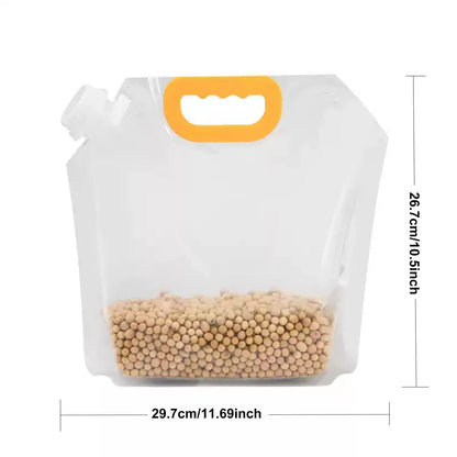 💕🌾 Airtight Grain Storage Bags with Handle