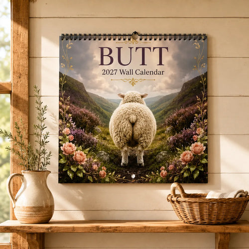 🐑 Turn Around, It’s 2027! A Hilariously Cheeky Animal Wall Calendar