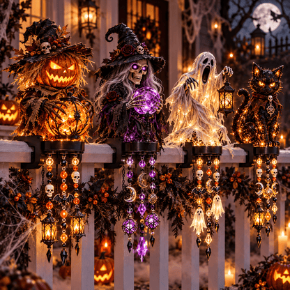 🎃 Halloween Character Glow Cascade Railing Lights