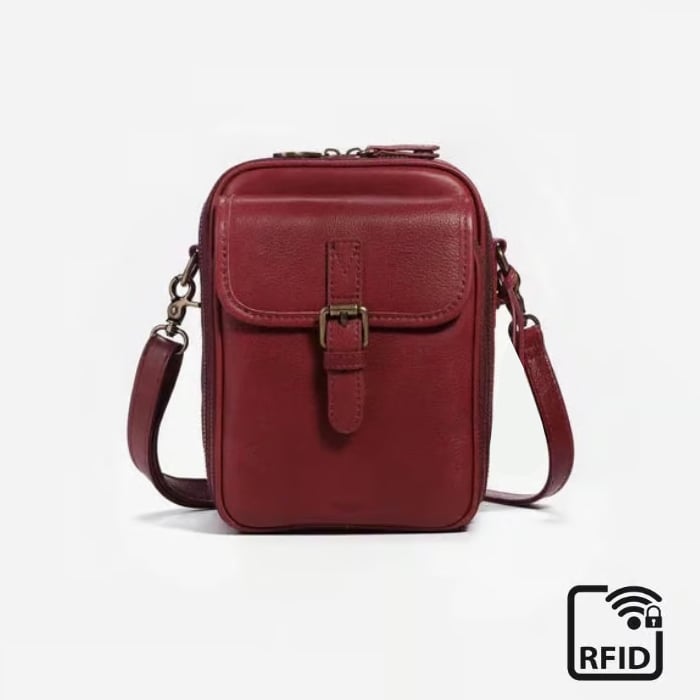 🔥 Crossbody Leather RFID Bag
