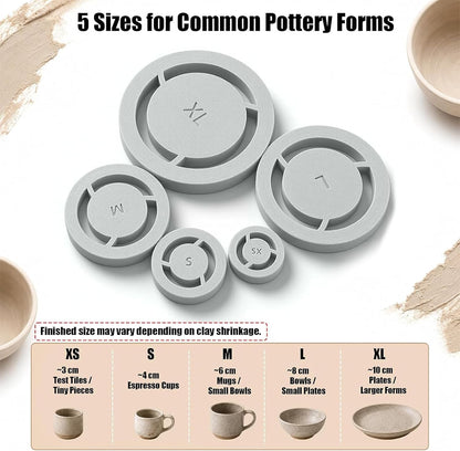 🏆Limited Time Sale 49% OFF🏺👐 Pottery Foot Ring Tool