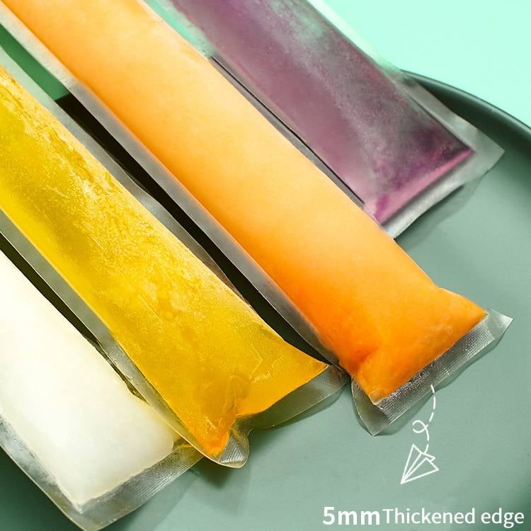 💥100 PCS💥Food-Grade Disposable Ice Popsicle Bags