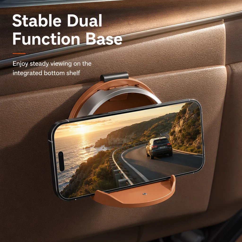 ⏰Multifunctional Foldable Car Door Cup Holder Large Diameter Drink and Water Bottle Storage Rack
