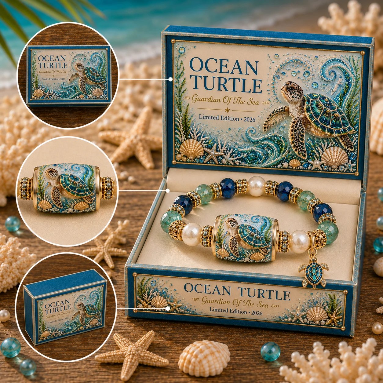 🌊 Ocean Guardian Bracelet Collection | 7 Marine Creature Designs, Gemstone-Style Beads & Matching Sea Charms 🐚✨