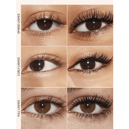 All-Day Beautiful Lashes, Smudge-Proof! Waterproof Fiber Mascara for Natural Volume. 💖💃