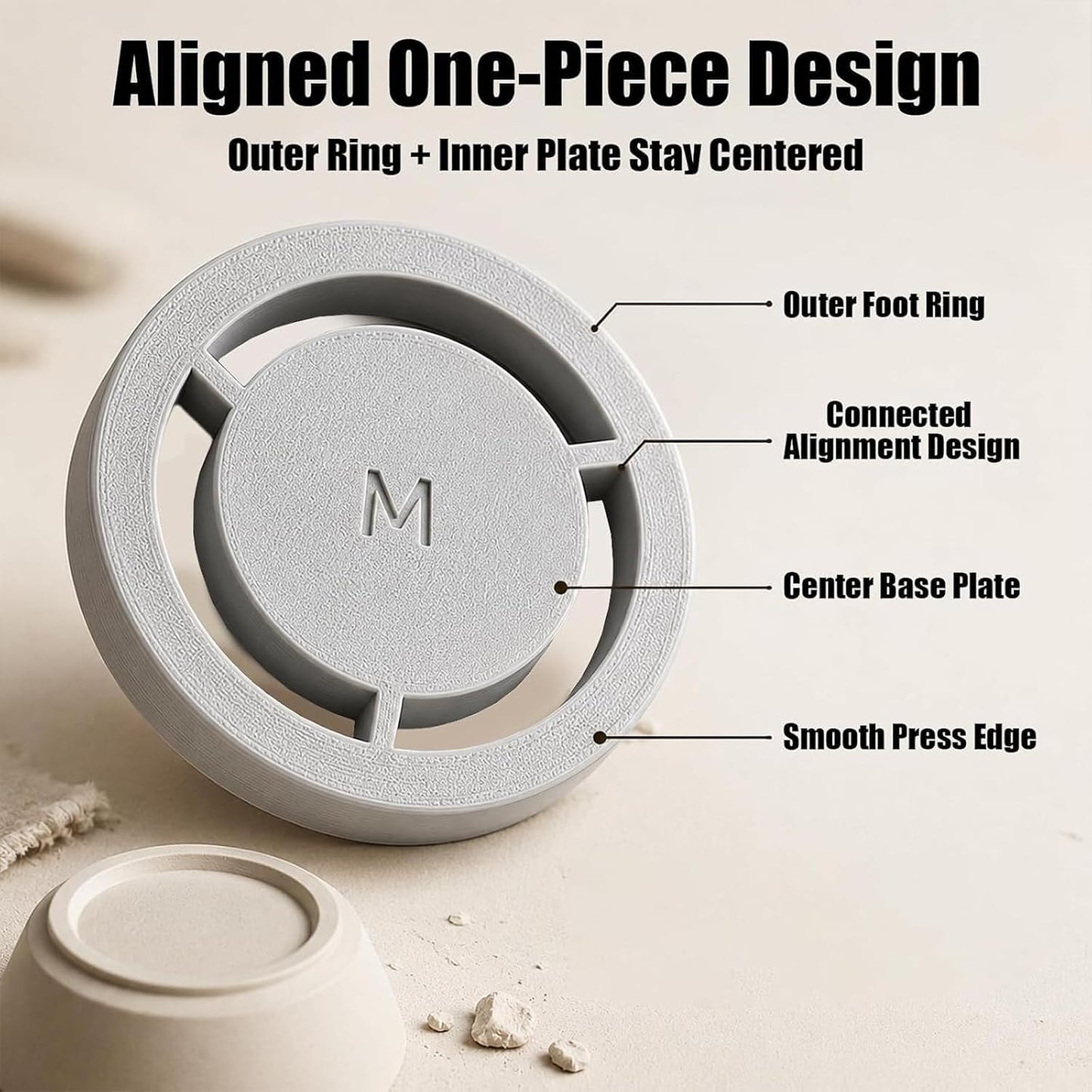 🏆Limited Time Sale 49% OFF🏺👐 Pottery Foot Ring Tool