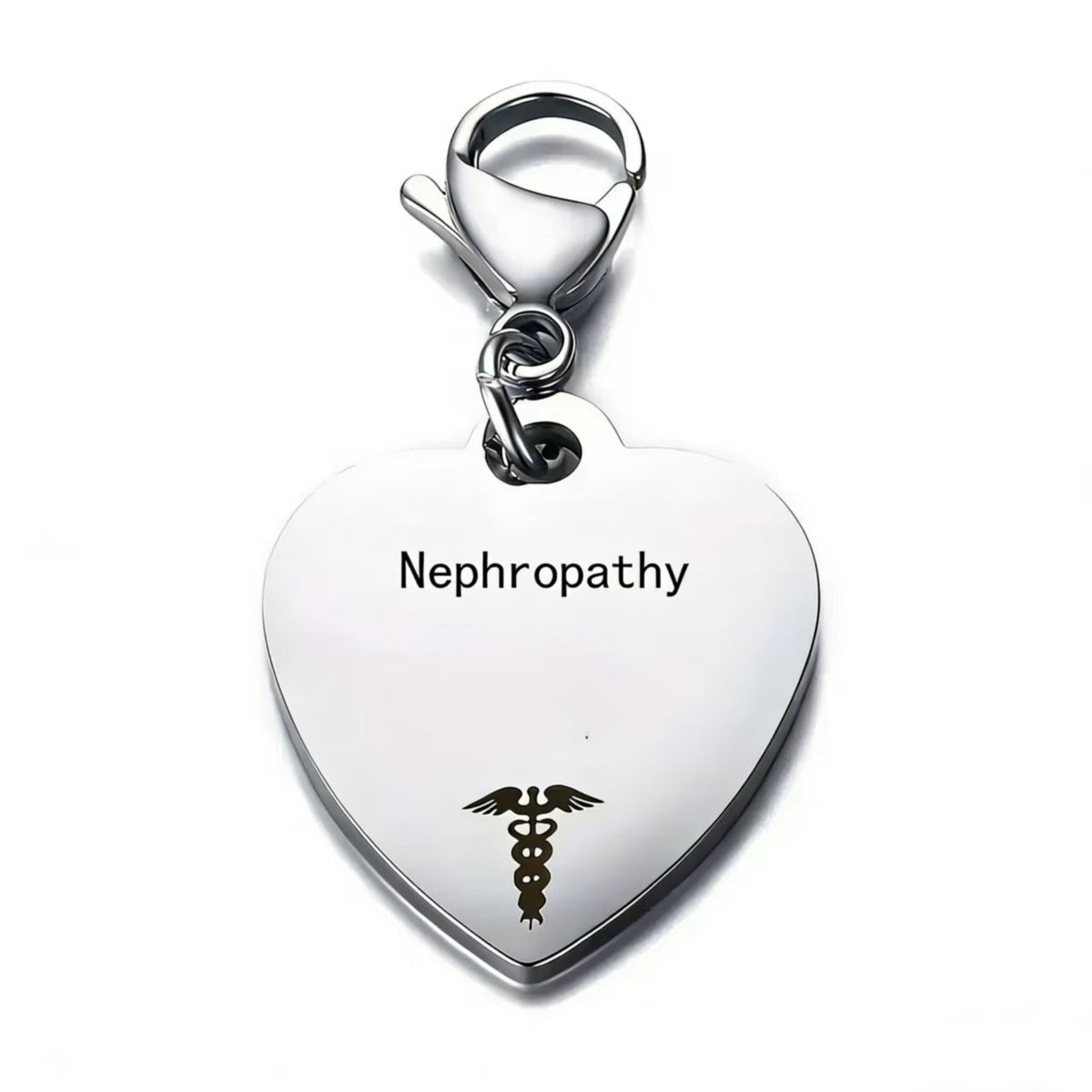 🔥💝Unique Heart-Shaped Medical ID Pendant Keyring🏥