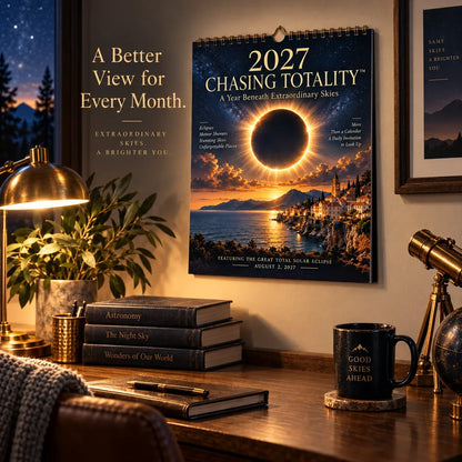 🌌 2027 Chasing Totality™ Celestial Wall Calendar | 12 Extraordinary Skies & August Total Solar Eclipse ✨