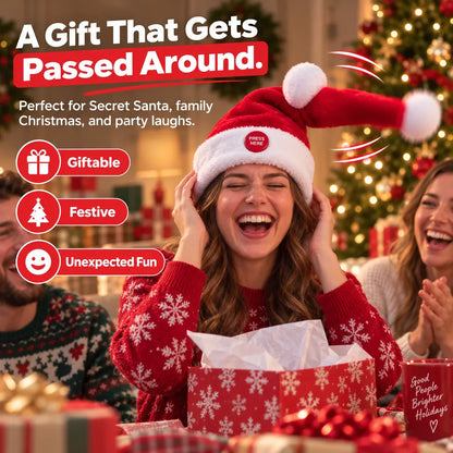 🎅 Singing & Dancing Santa Hat – The Christmas Hat That Steals the Party