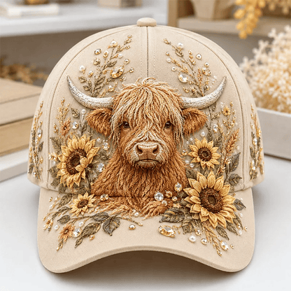 🦬Highland Cow Cap🧢(Breathable & Lightweight Comfort & Unisex Fit)
