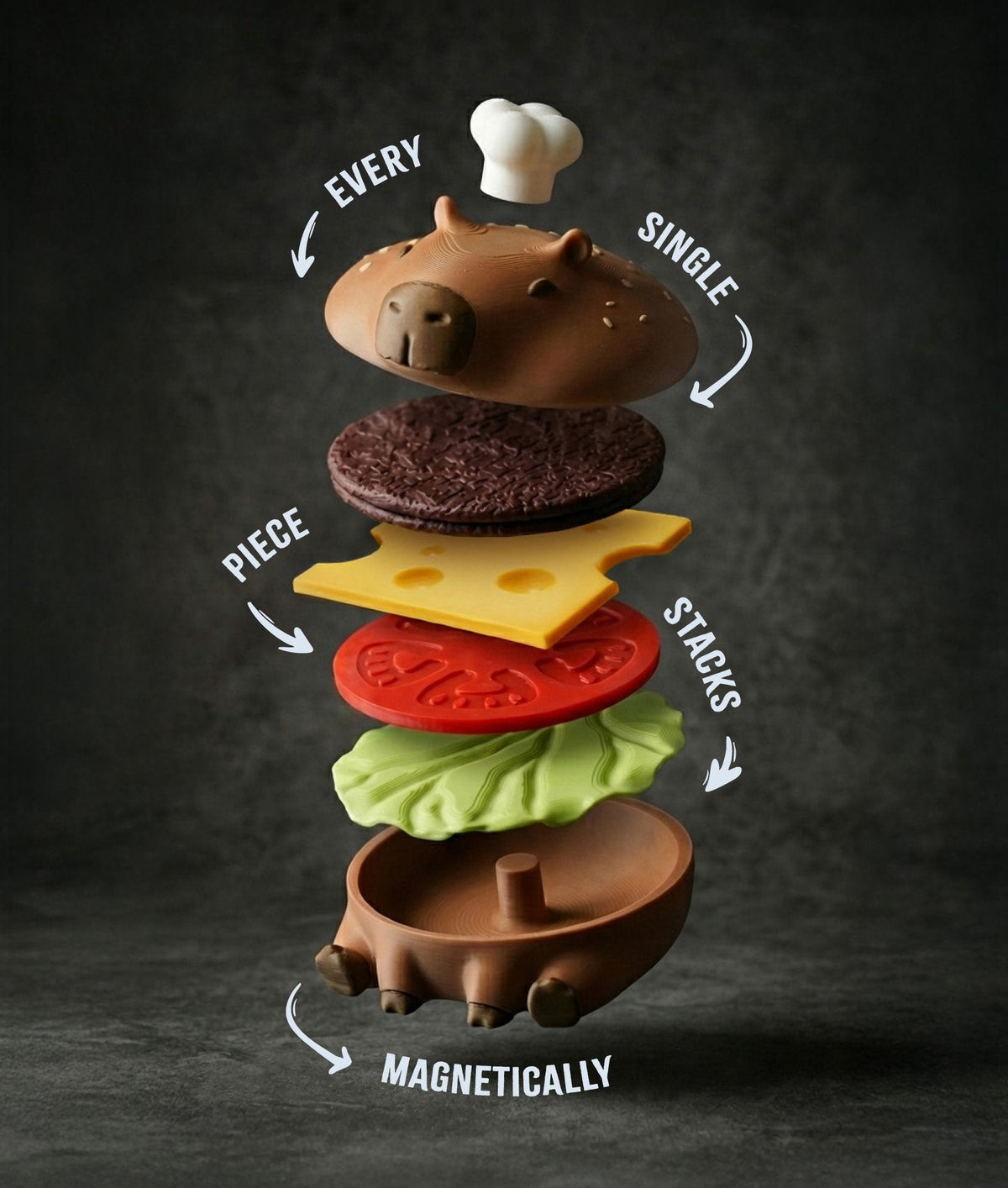 🦫Capy-Burger Coaster Set🍔