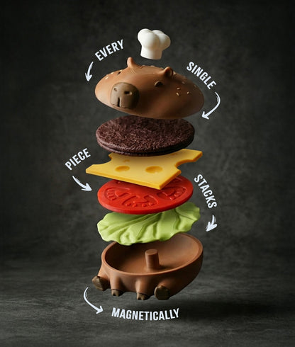 🦫Capy-Burger Coaster Set🍔