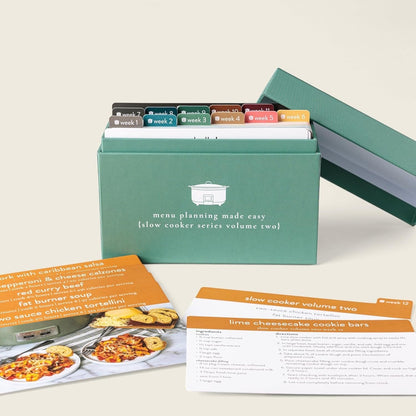 🍽️ Meal Planning Kit with 103 Photo Recipe Cards