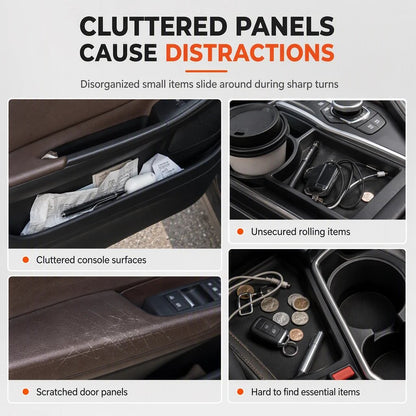 ⏰Multifunctional Foldable Car Door Cup Holder Large Diameter Drink and Water Bottle Storage Rack