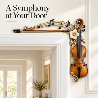 🎉Violin & Music Notes Door Topper
