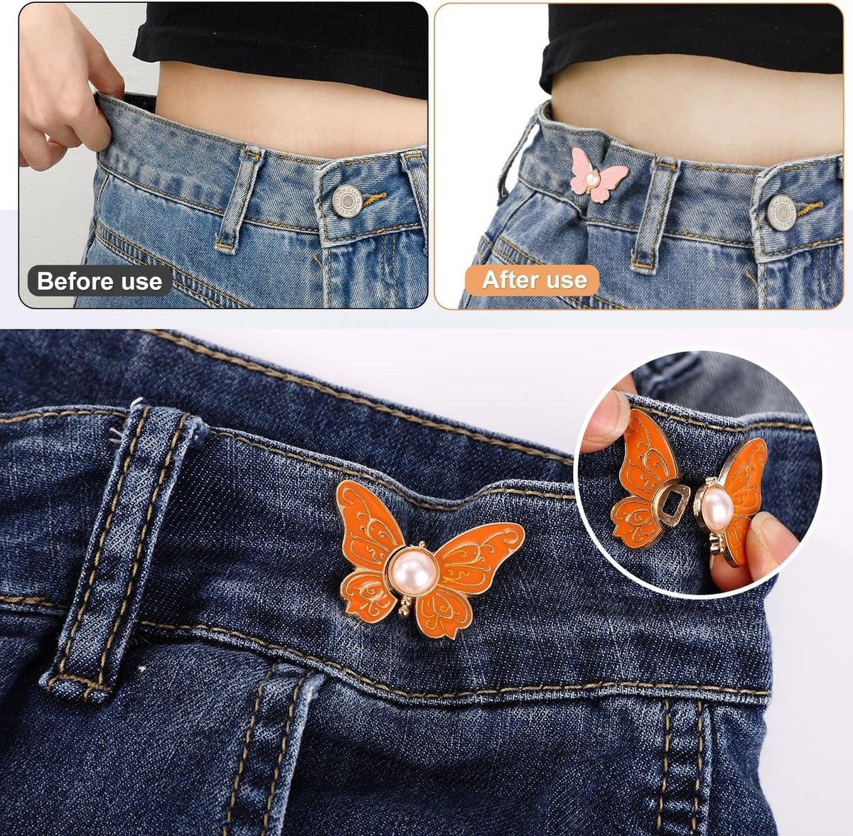 🔥 Butterfly Pants Waist Tightener