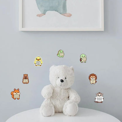 50 Pcs/1 Pack🤗 Positive Emotional Support Buddies Stickers – Inspirational, Waterproof & No Residue🎁 Uplifting Gifts for Kids, Teens, Coworkers & Yourself 😻