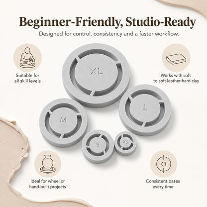 🏆Limited Time Sale 49% OFF🏺👐 Pottery Foot Ring Tool
