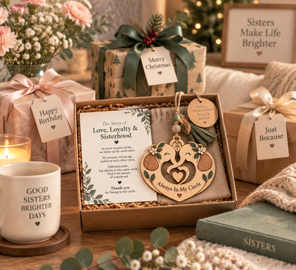 💞🐘 Sisterhood Elephant | A Meaningful Gift for Sisters & Best Friends