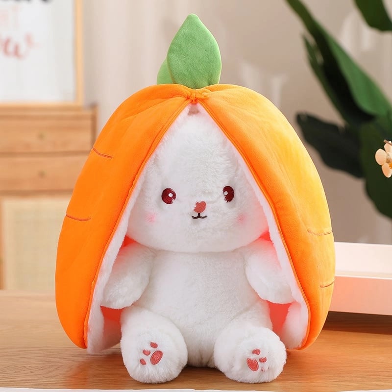 🐰Easter Early Sale 49% OFF🍓Strawberry Bunny Transformed into Little Rabbit🎀 Fruit Doll Plush Toy🐰