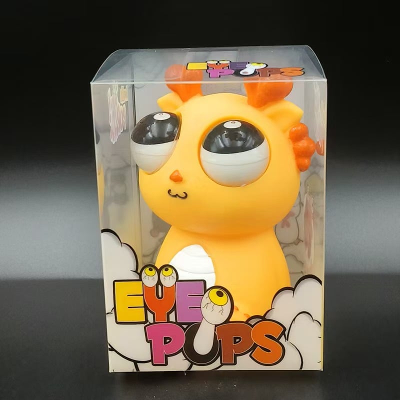 Pop-Out Eye Dragon Squeeze Toy - Stress Relief Sensory Squishy✨Funny Anti-Stress Ball