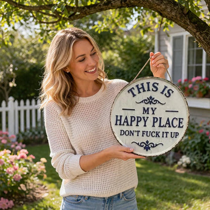 🏠“This Is My Happy Place” Door Sign