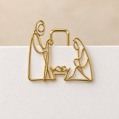 Faith-Inspired Gold Paper Clips ✝️ | Decorative Christian Page Markers, Perfect Small Religious Gifts for Church Friends & Family