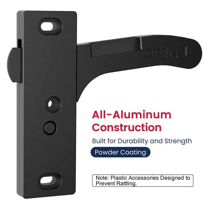 Aluminum RV Screen Door Latch Kit – Heavy Duty for Campers