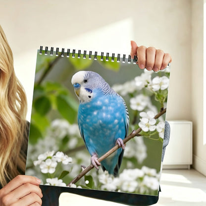 🐦 2027 Budgies Wall Calendar – 12 Months of Colorful Budgie Portraits & Cheerful Everyday Moments