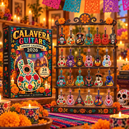DAY OF THE DEAD KICKOFF 49% OFF - Calavera Guitars Advent Calendar 2026